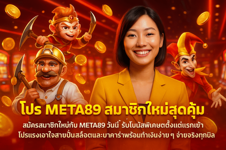 โปร META89 สมาชิกใหม่สุดคุ้ม