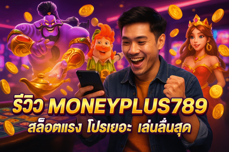 รีวิว MONEYPLUS789 สล็อตแรง โปรเยอะ เล่นลื่นสุด