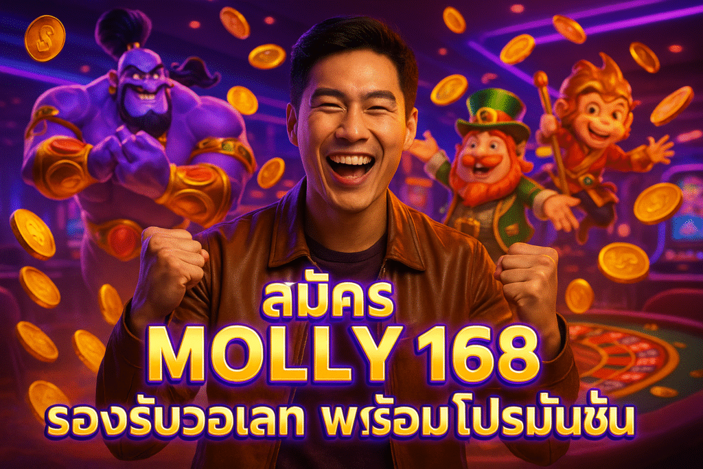 สมัคร MOLLY168รองรับวอเลท พร้อมโปรโมชั่น