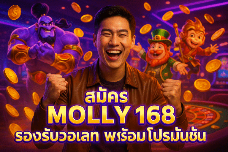 สมัคร MOLLY168รองรับวอเลท พร้อมโปรโมชั่น
